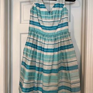Lilly Pulitzer Blue and White Striped Dress